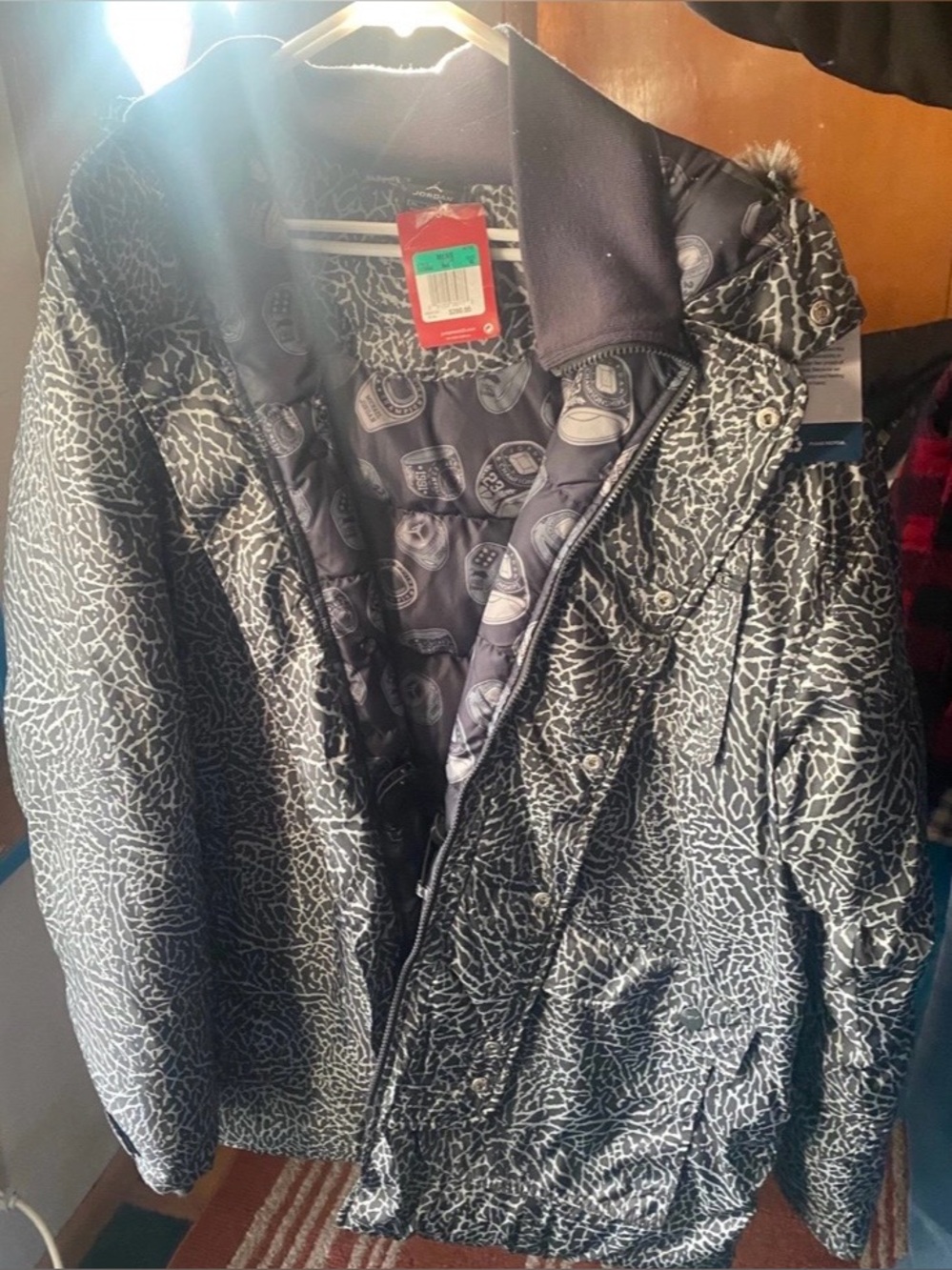 Y2K Jordan 3 Elephant Print Jacket